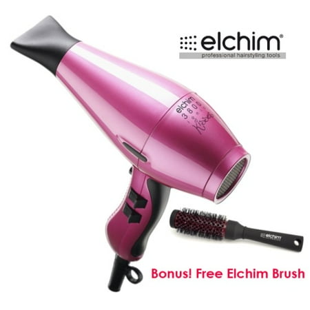 elchim 3800 idea ionic hair dryer in fuchsia pink free elchim 3800 idea ionic hair dryer in fuchsia pink free