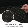 thumbnail image 7 of Evlmd Bathroom Rugs, Extra Soft Absorbent Shaggy Chenille Bath Rugs, Non-Slip Black Bath Mats for Bathroom Floor Tub and Shower, Home Decor Accessories, 24" X 59", 7 of 7