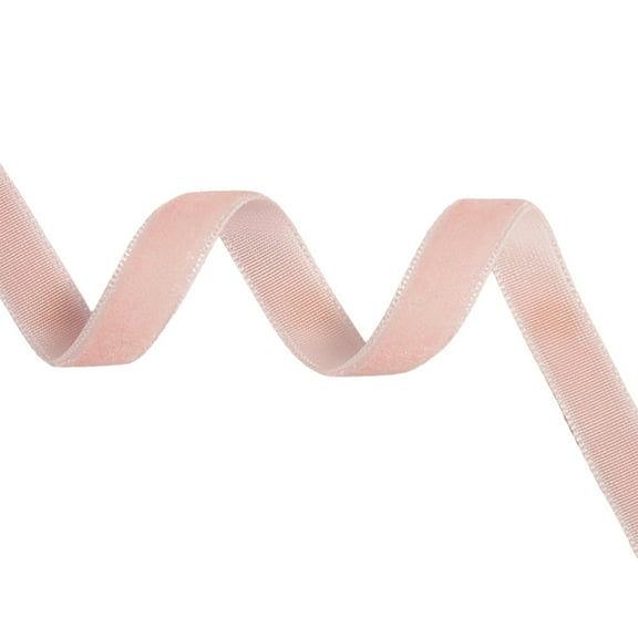 WNFJR 0.35 In Red Velvet Ribbon with Wired Edges - 10 Yards for Crafting, Gift Wrapping, and Festive Décor