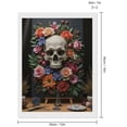thumbnail image 2 of Diamond Art Kits for Adults, Floral Skull Art With Painting Tools 5D Diamond Painting Kits for Adults Beginners, DIY Full Drill Diamond Painting, Gem Art and Crafts 12x16, 2 of 7