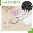 thumbnail image 3 of 100 Pcs Wax Hang Tag String, 8 Inch Black Snap Lock Pins Loop Fastener Price Tag Ties for Clothes Shoes Luggage, 3 of 7