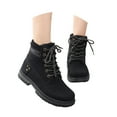 thumbnail image 3 of Dsscvnef Bottes Courtes pour Femmes Décontractées de Randonnée en Plein Air à Lacets Bout Rond Confortables Durables et Élégantes, 3 of 9