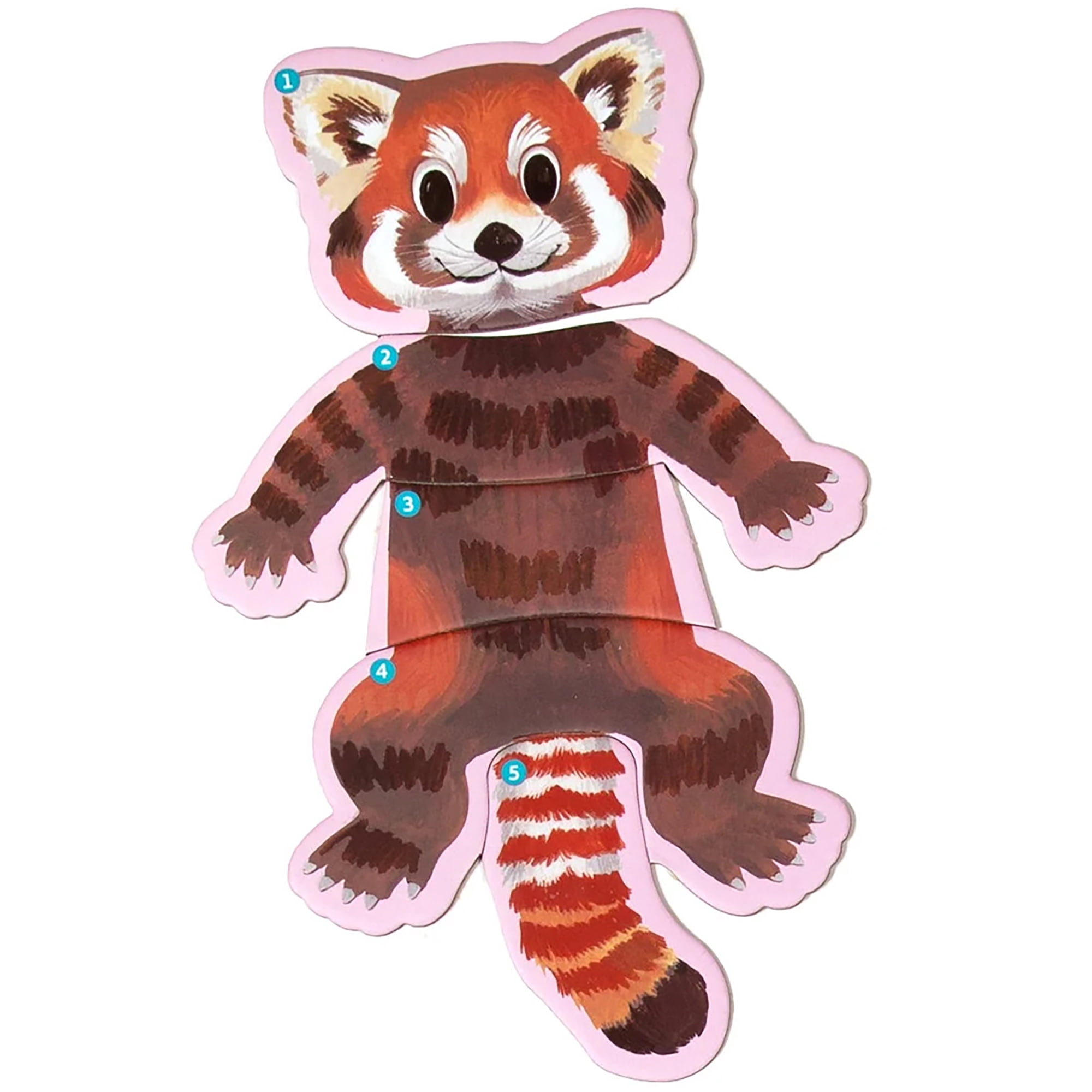 eeBoo Roll For The Wild Friend Dice Game, Ages 4+, For 1-4 Players - Develops Matching Skills And Imaginative, Screen-Free Play, 10-15 Minute Playtime