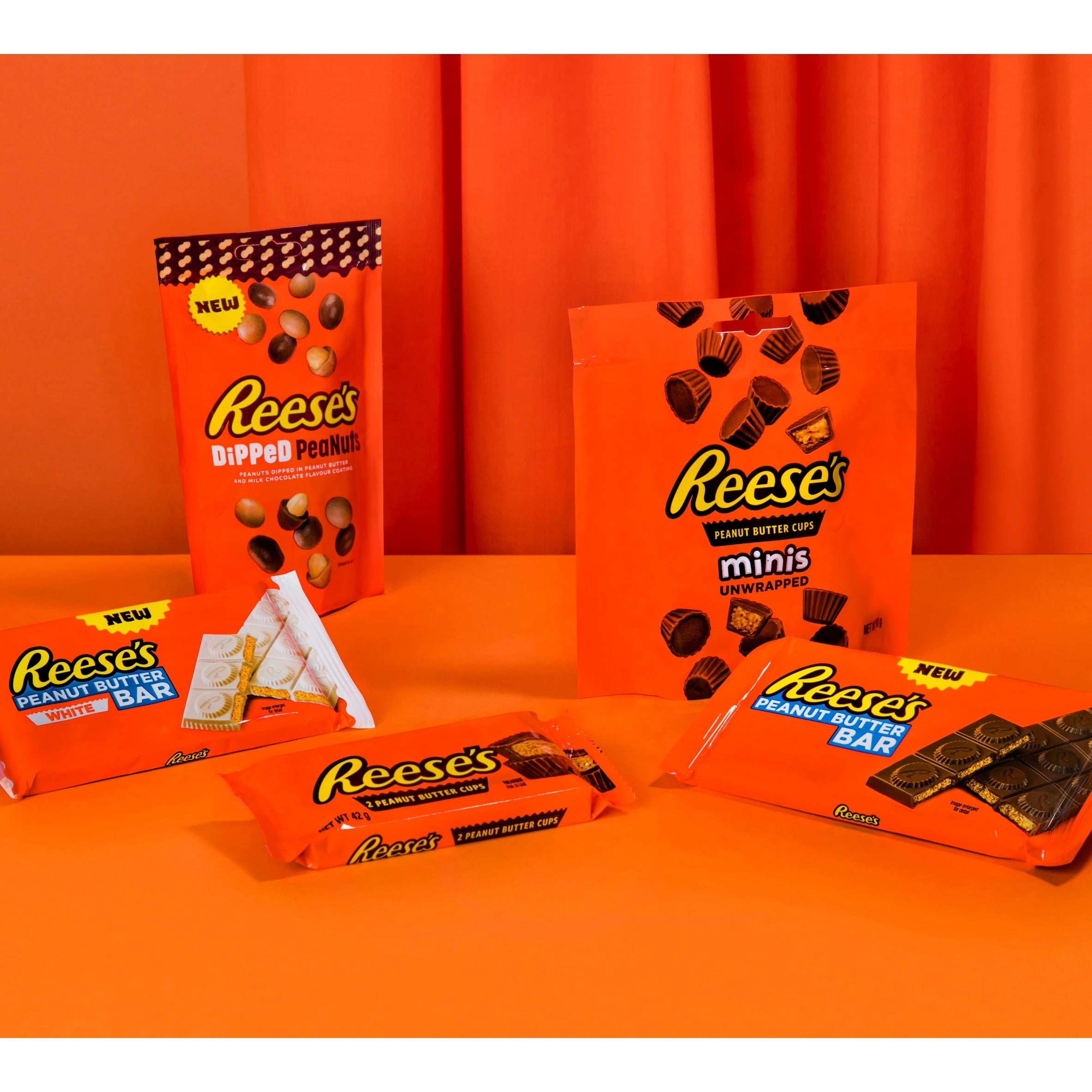 Reese's Peanut Butter Cups Minis Unwrapped 90G, Imported from Britain