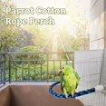 thumbnail image 3 of Bird Cage Toy Cotton Rope Bird Perch Curved Bird Cage Rope Perch for Large Medium and Small Parrots Budgies Parakeets, 3 of 7