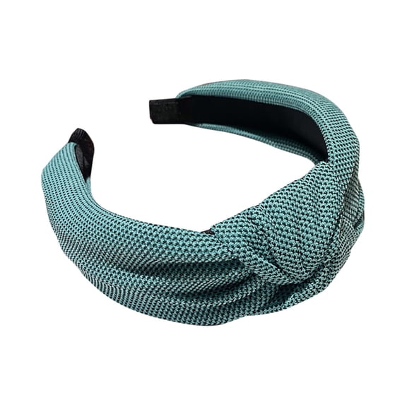 Headbands for Women Fashion Knitted Tie pin band Head Hoop Knot Lightweight Hair Accessories Green