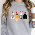 thumbnail image 5 of Sudadera divertida con capucha para pollos, suéter de animales divertidos, camisas de campo de Navidad, regalo de granja, 5 of 5