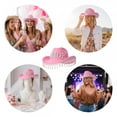 thumbnail image 6 of Hsqqdc Pearl Embellished Bridal Western Hat, Rhinestone Cowgirl Hat for Bachelorette Parties, 6 of 7
