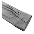 thumbnail image 6 of Lmueinov Mens 3 Button Collared Corduroy Long Sleeve Shirts Solid Chest Pocket Casual Business Tops Fall Winter Office Workout Golf Everyday Wear, 6 of 6