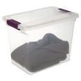 thumbnail image 6 of Sterilite 27 Quart Stackable Storage Box, 6 Pack, & Medium Clip Box, 4 Pack, 6 of 11