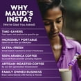 thumbnail image 5 of Maud's Half Caffeine Instant Coffee, 24 ct, 100% Arabica Coffee, Medium Roast, Instant Hot or Iced Coffee - Just add water, 5 of 6