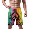 thumbnail image 2 of NICKSUN Men's Swim Trunks, Cute Print Quick Dry Summer Board Beach Shorts with Mesh Lining and Pockets, 2 of 6