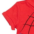 thumbnail image 3 of Marvel Avengers Spider-Man Cosplay Costume Romper Newborn to Toddler, 3 of 5