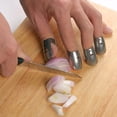 thumbnail image 4 of 4 Piezas de material acero Inoxidable BLESIY Rebanado de Cocina Corte Seguro Protectoras de Mano, 4 of 8