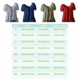 thumbnail image 4 of Minnieouse Camiseta Cuello en V Blusa de manga corta Estampado Mujer Suelta Mujer Suelta Top de verano Prendas para la parte del cuerpo Caqui S Minnieouse AP001865-17, 4 of 6
