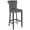 Charcoal, variant on SAFAVIEH Addo Classic Glam Ring Bar Stool with Footrest, Charcoal