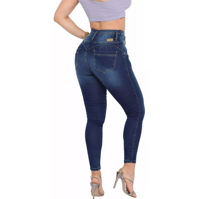Umarah® Jeans Mujer Mezclilla Stretch Pushup Trabillas Wk51