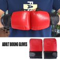 thumbnail image 3 of Guantes de Boxeo para Kickboxing Fighting Sparring Muay Thai Training Hombres Mujeres Guantes de Boxeo de Combate para Sacos de Boxeo Almohadillas de Enfoque y Punc de Bola de Doble Extremo. Afortunado Sencillez, 3 of 5