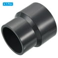 Uxcell Reducer Pipe Fitting Straight Socket Coupling Connector, Grey 3 ...