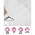 thumbnail image 6 of Sage Green Eucalyptus Kitchen Dish Towels for Drying Dishes Set of 2, Spring Leaves Black White Plaid Waffle Weave Microfiber Hand Tea Bathroom Towels Quick Dry & Absorbent Towel 15.7x23.6, 6 of 7
