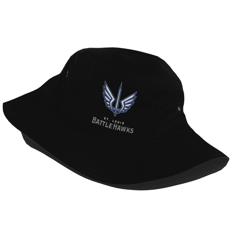 Mryumi St. Louis Battlehawks Bucket Hat Black One Size Adjustable Snapback Hat, Women's