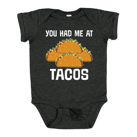 

Inktastic You Had Me at Tacos Gift Baby Boy or Baby Girl Bodysuit