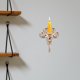 thumbnail image 1 of unbranded Velas De Pared De Metal Dorado Con Y Para Comedor Oficina, 1 of 8