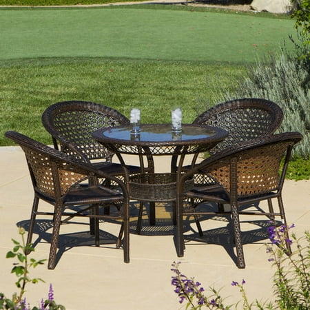 Home Loft Concepts Andre 5 Piece Wicker Outdoor Dining Set Com Home Loft Concepts Andre 5 Piece Wicker Outdoor Dining Set