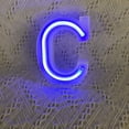 thumbnail image 5 of LED Neon Letter Lights, Light Up LED Letters Lights Light Up Marquee Letters Lights Letters Neon Signs Battery USB Blue, 5 of 7
