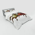 thumbnail image 3 of Ambesonne Colorful Bedding Set 3 Pcs, Middle Age Knights, Twin XL, Multicolor, 3 of 3