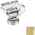 thumbnail image 1 of Emtek 86403US4 Bouton de Cabinet Carré 1.375 Po, Laiton Satiné, 1 of 1