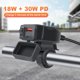 thumbnail image 3 of Adaptador Corriente Carga Rápida PD QC3.0 Al Con Interruptor Voltímetro Digital, 3 of 9
