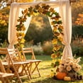 thumbnail image 4 of Artificial Maple Leaf Garland, 69 Inch Faux Vine For Fireplace Door Railing Wall Decor, Halloween Decor Thanksgiving Decor Fall Decor Autumn Harvest Party Holiday Decoration, 4 of 6