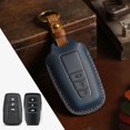 thumbnail image 1 of Car Key Fob Cover Case Protector For Toyota Camry Avalon Key Fob Cover Handmade Leather Case, 1 of 19