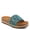 Turquoise Multi, variant on Women's SWIRLA Multicolor Beaded One-Band Slide Cork Wedge Sandals Grey Multi EU 40 / US 9