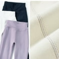 thumbnail image 6 of KAUOD Girls Long Flare Leggings Stretchy Thermal School Dance Tights Pants Teen Kids Bell-Bottom Yoga Performance Leggings, 6 of 7