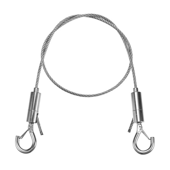 Uxcell 1-Pack Alambre Ajustable para Colgar Fotos, 1.6ft x 0.12" (L x Diá) Alambre para Colgar Espejos, Kit de Alambre para Colgar Fotos, Alambre para Marco de Fotos