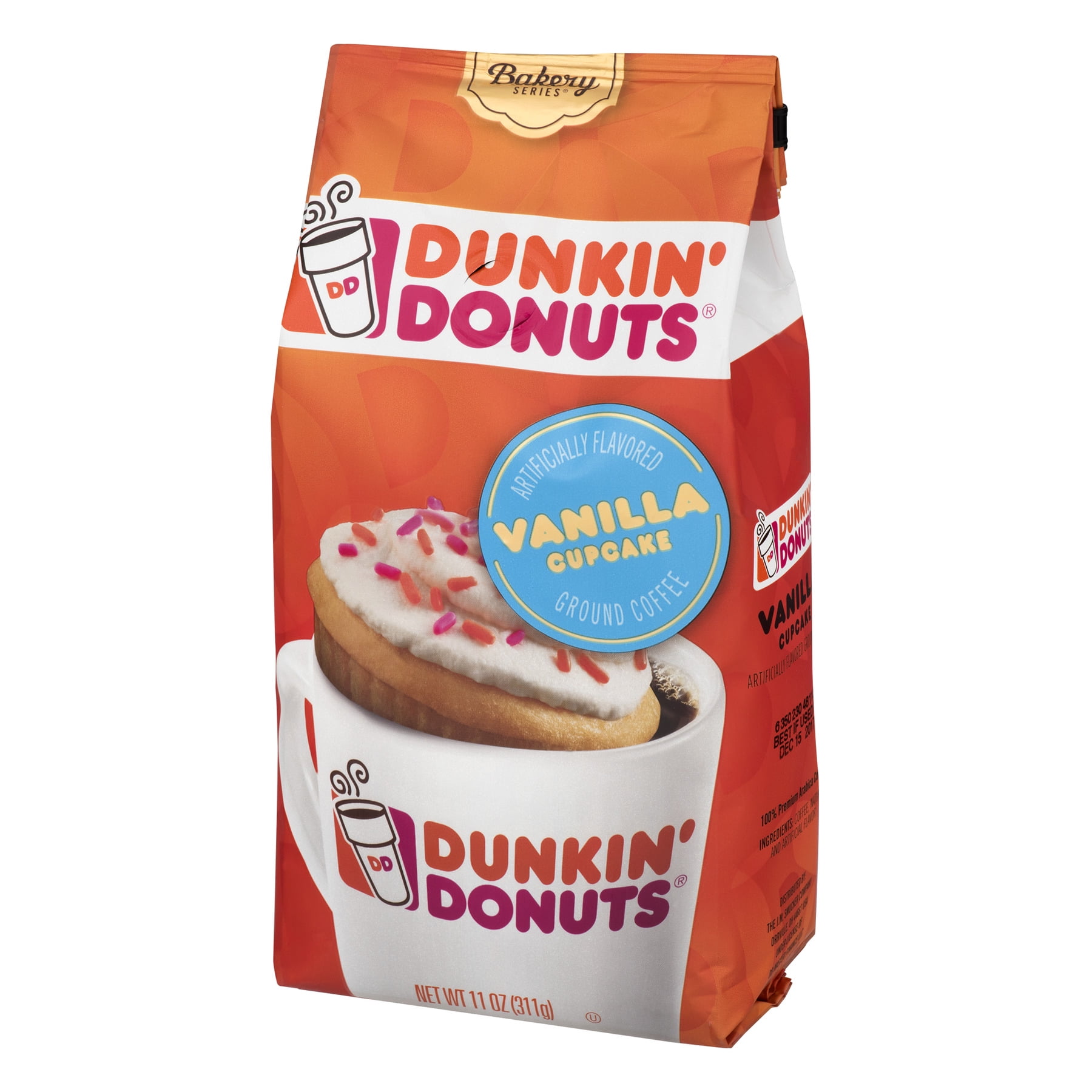 Dunkin Donuts Vanilla Cupcake Coffee / Cinnamon Crumb Coffee Cake