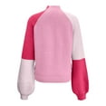 thumbnail image 6 of Women Casual Long Sleeve Sweaters Loose Crewneck Knit Solid Pullover Sweater Tops Men's Large Pullover Men Womens Sweatshirt Comfy Striped Button Detail Sweatshirt Hood Sweater Women Winter Shirts, 6 of 6