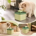 thumbnail image 2 of 1.5L Pet Water Fountain with Ceramic Spout, Ultra Quiet ABS Automatic Circulation Filter Dispenser for Cats and Dogs, USB Powered with Replaceable Filter, Easy to Refill and Clean, 2 of 7