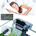 thumbnail image 3 of VNEKVA 106 GPH Hang-On Aquarium Filter with Dual Chambers & Surface Skimmer, Adjustable Flow, for 5-20 Gallon Freshwater & Saltwater Fish Tanks, 3 of 8