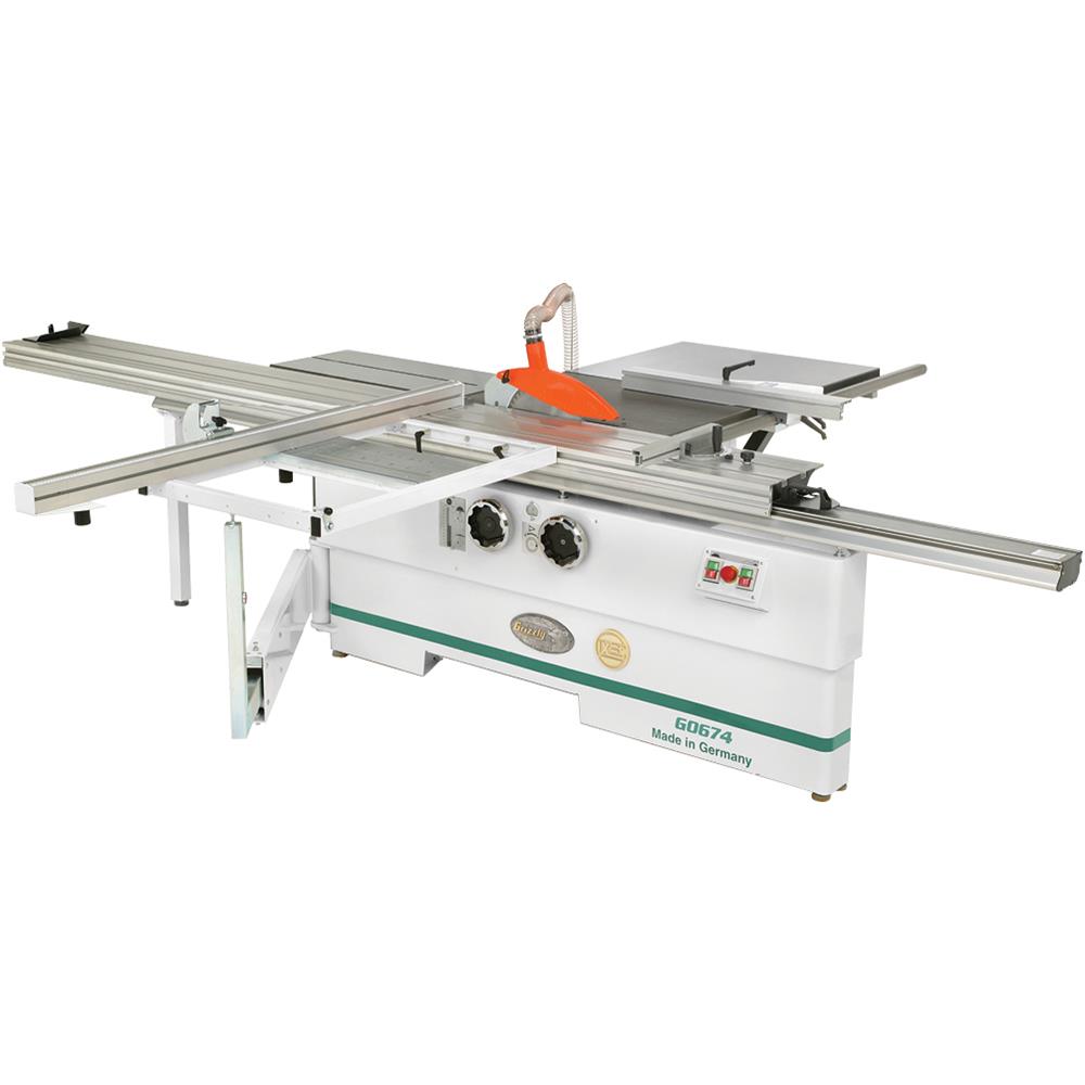 Grizzly G0674 12 6 5 Hp 3 Phase Sliding Table Saw