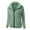 Mint Green, variant on Lovskoo 2024 Womens Full Zip Up Hoodie Fuzzy Fleece Jacket Solid Color Lapel Collar Outerwear Long Sleeve Hooded Casual Coat/Jacket Green