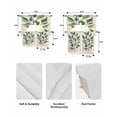 thumbnail image 5 of Green Botanical Swag Kitchen Curtains Sets for Windows 24 Inch Length, Farmhouse Tropical Leaves Short Window Curtain Panels Swags Valances and Tiers 3 Piece Set for Cafe/Dining Room, 5 of 5