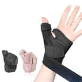 thumbnail image 3 of Guardurnaity muñequera manga de la yema del dedo transpirable protector de la articulación de la mano vendaje de absorción de impactos Type3 NO3, 3 of 6