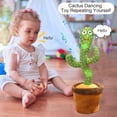 thumbnail image 5 of Dancing Cactus Toy Repeat What You Say, Talking Cactus Toy Singing Cactus Mimic Toy Baby Toys for Year Old Boys Girls Kids, 5 of 5
