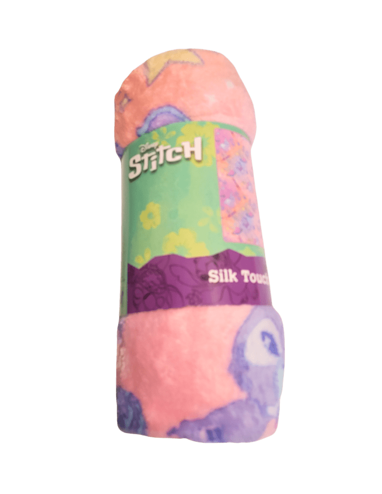 Disney Stitch Silk Touch Throw Blanket 40in x 50in - Pink