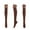Coffee, variant on LckLvx Thigh High Socks for Women Solid Color Lace Trim Over the Knee Socks Ribbed Knit Long Stocking