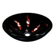 thumbnail image 2 of novatto fiche glass vessel bathroom sink, 2 of 5