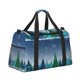 thumbnail image 2 of Balery Christmas Trees Bolsa de Gimnasio para Mujeres, Bolsa de Viaje con Bolsillo Húmedo, Bolsa de Fin de Semana para Mujeres, Bolsa de Viaje Resistente al Agua, 2 of 7